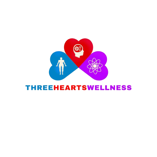 THREE HEARTS WELLNESS LOGO